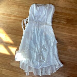 Hello Molly Ivory Strapless Dress